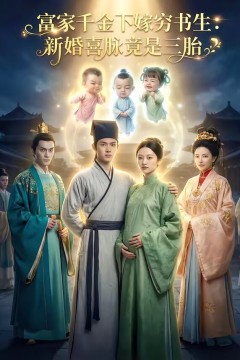 富家千金下嫁穷书生新婚喜脉竟是三胎